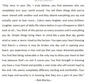 Bob Marley Quotes About Love You Say You Love Rain