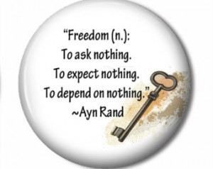 Ayn Rand Quotes On Selfishness Ayn rand quote - freedom