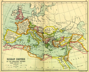 Roman empire 3rd Century AD - This map shows the Roman empire in the ...