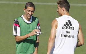 Adios: Ángel di María (left) is leaving Real Madrid and is close to ...