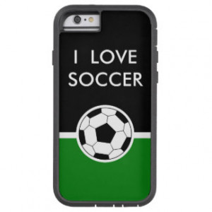 Cool Men's Soccer Sports Tough Xtreme iPhone 6 Case