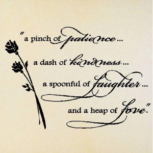 Quote-A Pinch Full Of Patience A Dash Of Kindness-special buy any 2 ...