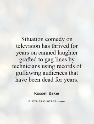comedy on television has thrived for years on canned laughter grafted ...