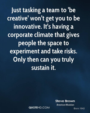 Just tasking a team to 'be creative' won't get you to be innovative ...