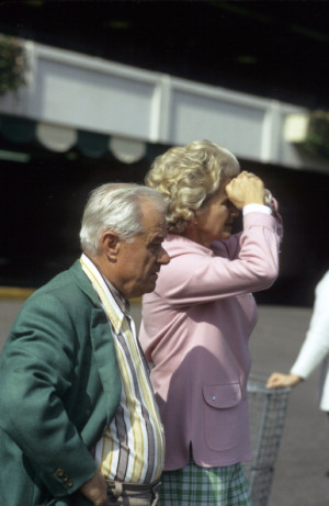 Secretariat Trainer Lucien Laurin and Owner Penny Chenery
