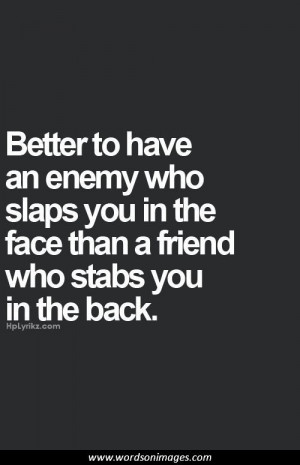 Backstabbing Friends Quotes and Sayings