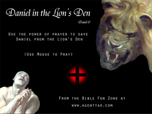 Daniel in the Lion's Den from the 