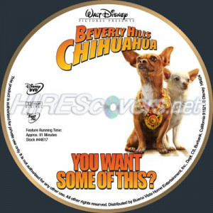 Beverly Hills Chihuahua DVD Labels