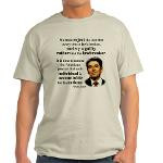 Reagan Quote - Individual Accountable Light T-Shir