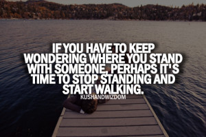 ... Stand With Someone, Perhaps It’s Time To Stop Standing And Start