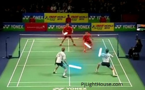 ... funny badminton game on youtube that you must watch badminton jedi