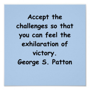 george s patton quote posters