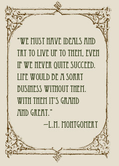 brilliant sentiment from L.M. Montgomery!