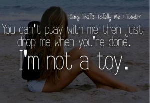 not a toy.
