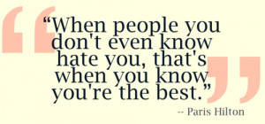 best, haters, like, paris hilton, quotation, quote, text, typo