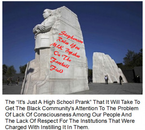 The problem is the lack of respect for INSTITUTIONS.