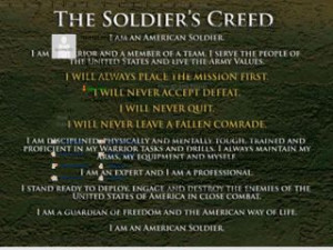 Army Soldiers Creed Pdf Kootation