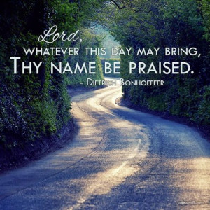 Quote from Dietrich Bonhoeffer