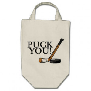 Puck You Hockey Stick and Puck Bag
