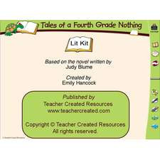 Interactive Lit Kit: Tales of a 4th Grade Nothing