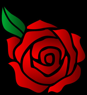 Red Rose Vector Art - Free Clip Art