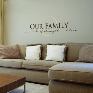 Family Room Wall Quotes #inspiration