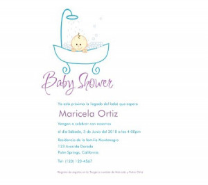 Adorable Baby Shower Invitations in Spanish