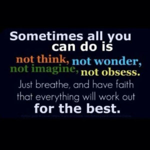 Everything will work out