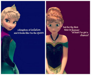 ... tags for this image include: frozen, anna, disney, elsa and quotes