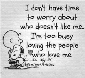 Charlie Brown snoopy love quote