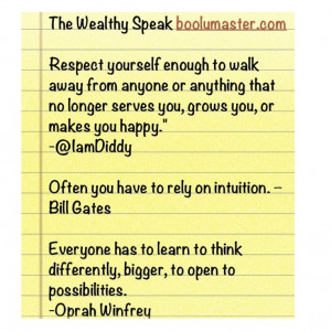 Diddy, Bill Gates, Oprah #quotes