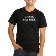 Organic Men's Fitted T-Shirt (dark) for