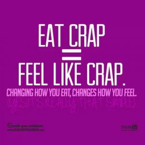 Eat crap = Feel like crap by Natural Health Revolution