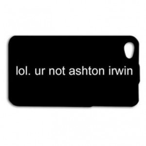 Super Cute Ashton Irwin 5SOS Quote Case iPhone 4 4s iPhone 5 5s 5c 6 ...