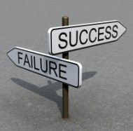Purpose driven life, success and failure arrows