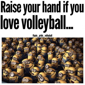 Raised and waving!!! #Despicable me #Minions #Volley funny stuff
