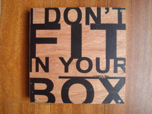 Wood Quote Art Image Transfer: 