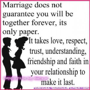 Love. Trust. Respect. Faithfulness. What I built my marriage and ...