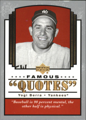 2004 (BB) Upper Deck Famous Quotes #20 Yogi Berra