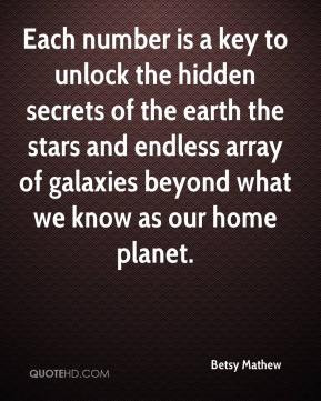 number is a key to unlock the hidden secrets of the earth the stars ...