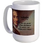 French Philosopher: Voltaire Large Mug