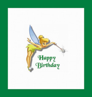 Tinkerbell Birthday Cards