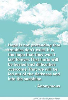 Hope Is For The Future