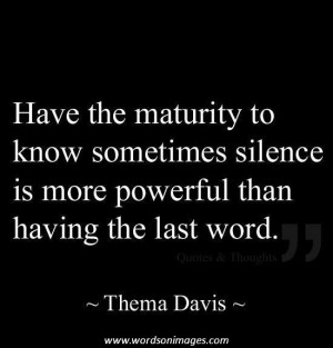 Quotes About Maturity