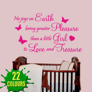 ON SALE Cheap No Joys On Earth Girl – Wall Decal Sticker Quote baby ...
