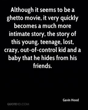 Although it seems to be a ghetto movie, it very quickly becomes a much ...