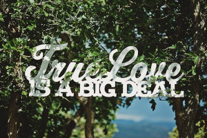 TRUE LOVE WEDDING QUOTE Incorporating wedding quotes into your decor ...