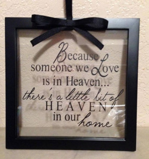 Floating Frame with quote. This is a black 8x8 by HandcraftedbyJo, $15 ...
