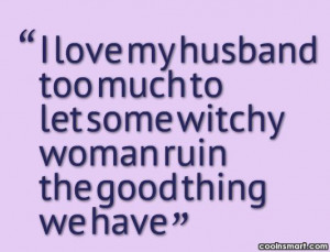 let some witchy woman ruin the good thing we have