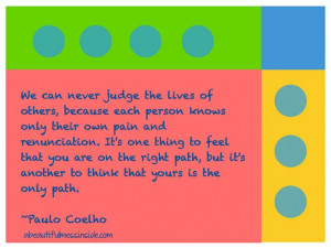 Beautiful Mess Inside: Inspirational Quotes, Paulo Coelho